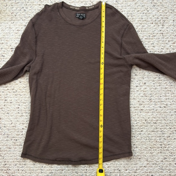 Lucky Brand Long Sleeve Brown XL Shirt - Picture 7 of 12